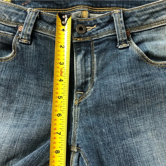 Lee 101+ Crop Distressed Ankle Denim Jeans - Picture 8 of 10